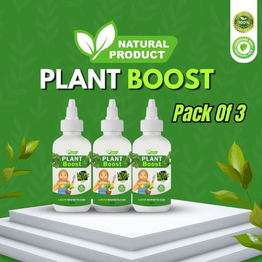 Plant Boost Liquid Biofertilizer for All Crops,Organic (Pack of 4)