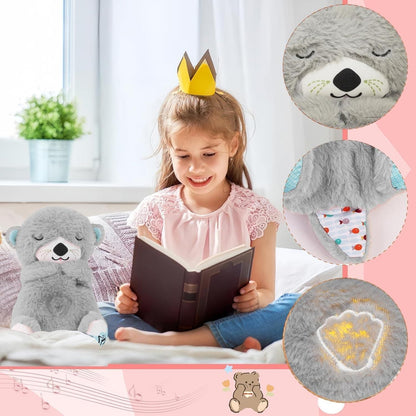 Breathing Teddy Bear with Soothing Music, Comfort Plush