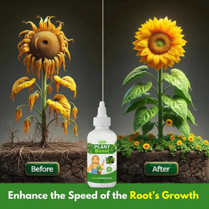 Plant Boost Liquid Biofertilizer for All Crops,Organic (Pack of 4)